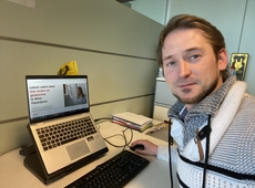 Pieter-Jan Verhoye toont het nieuwe platform